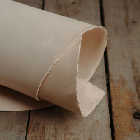 Natural Veg Tan Cowhide Side Leather from Identity Leathercraft