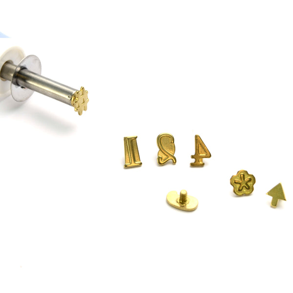 Pyrography - Number and Punctuation Set from Identity Leathercraft