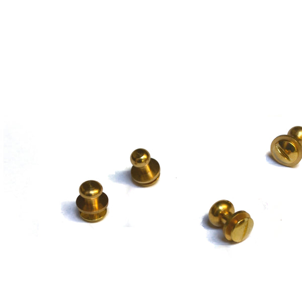 Identity Solid Brass Button Stud (Sam Browne) from Identity Leathercraft