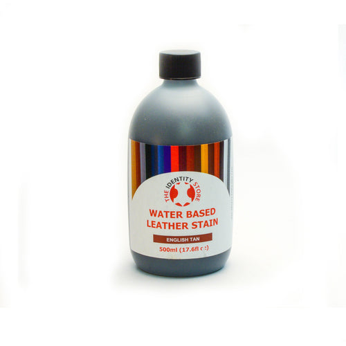 English Tan 500ml - The Identity Store Water Based Leather Stain