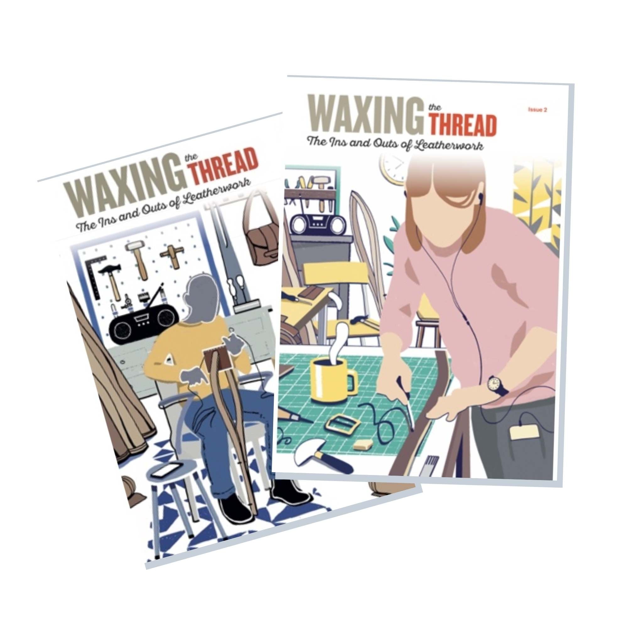 Waxing The Thread magazine for leathercrafters - issue 1 and 2
