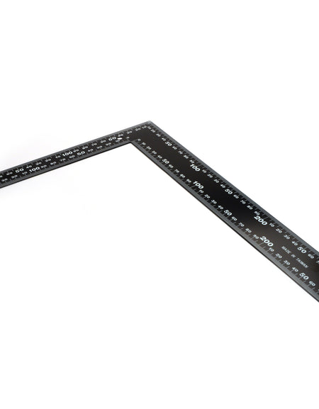 Right Angle Steel Square Ruler from Identity Leathercraft