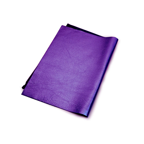 Load image into Gallery viewer, Purple Amethyst Metallic Foil Leather
