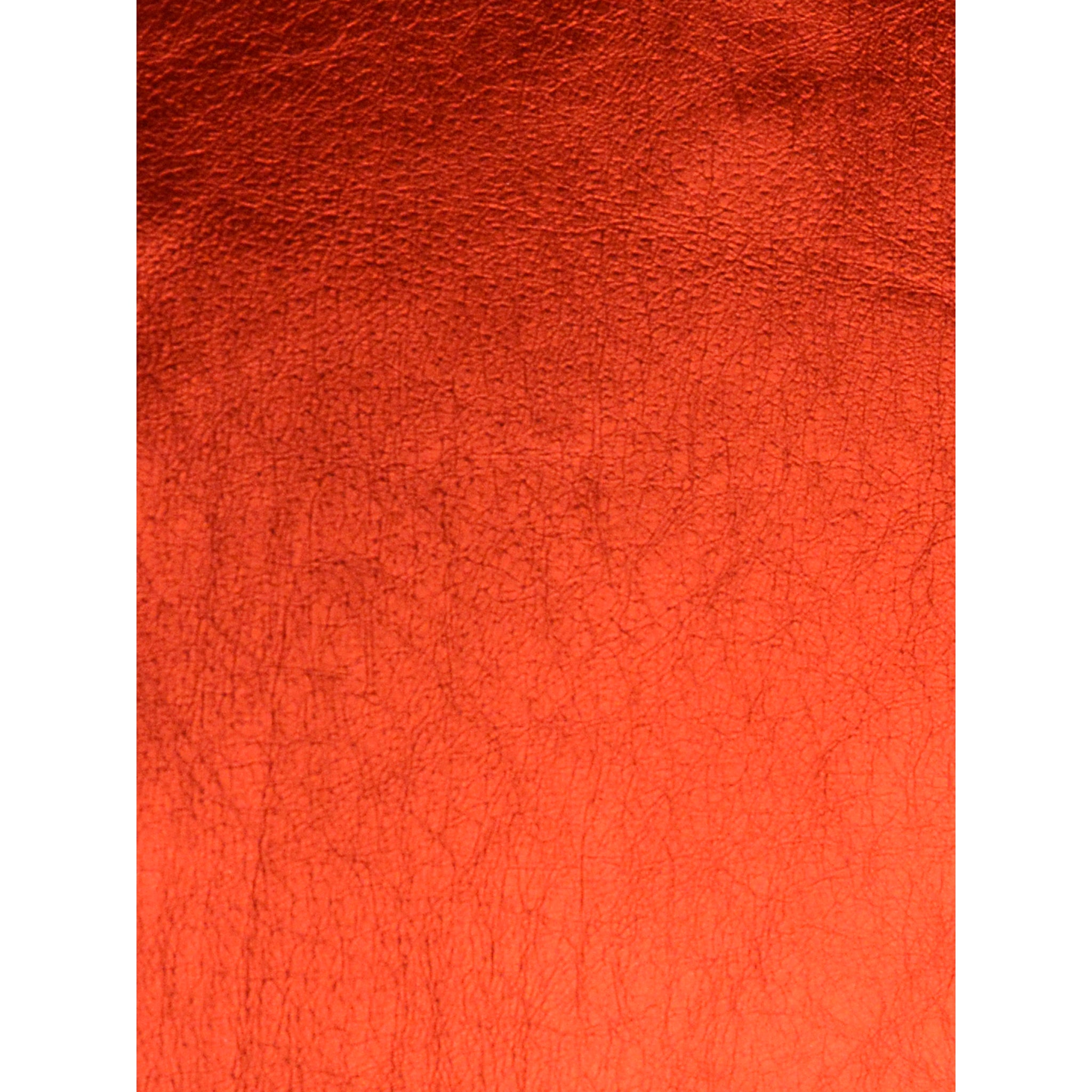 Red Metallic Foil Leather