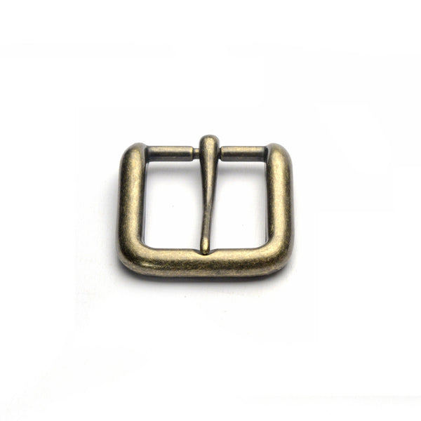 Solid Brass Belt Buckle End Bar Heel bar Buckle Single Pin Belt Half Buckle  For Leather Craft Bag Strap Jeans Webbing Dog Collar