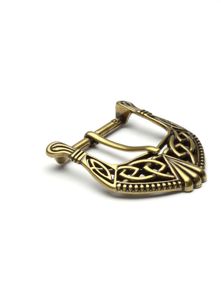 Antique Brass Celtic Buckle from Identity Leathercraft