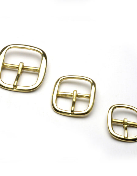 Centre Bar Buckle Solid Brass from Identity Leathercraft