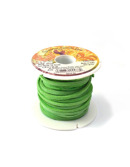 Green Suede Lace from Identity Leathercraft