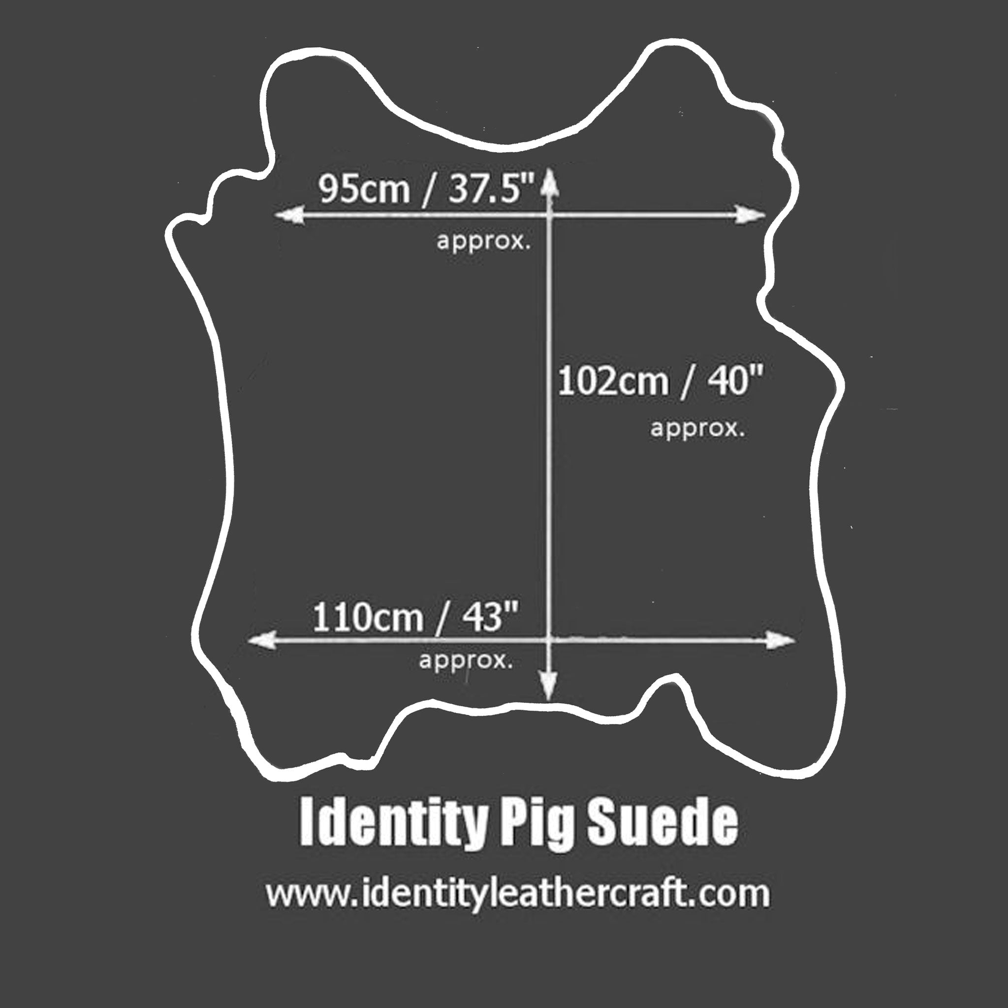Pig Suede Size Guide