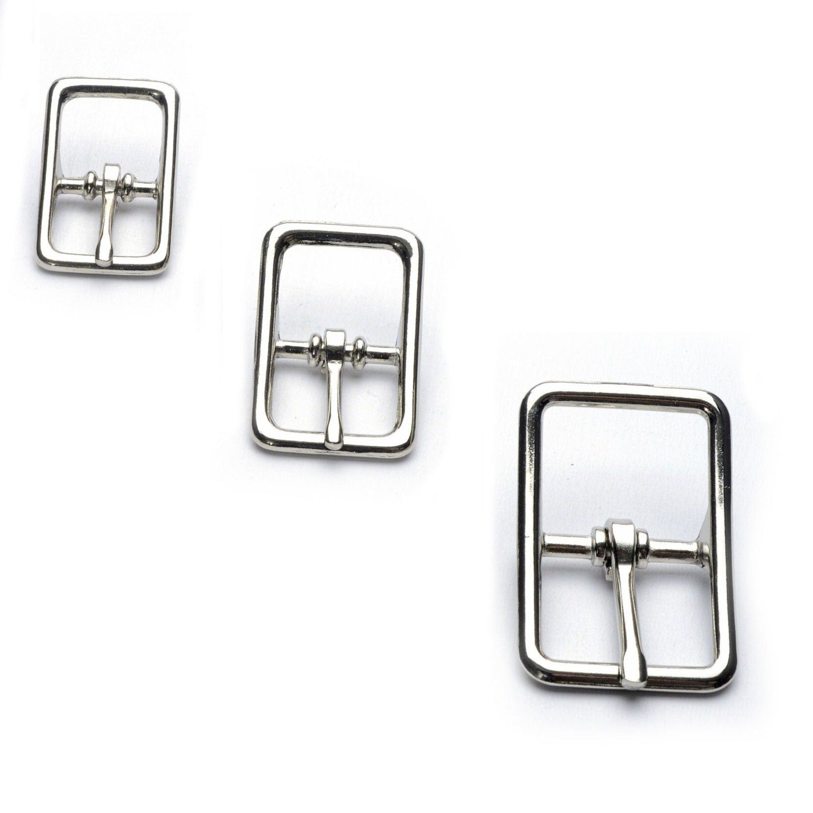 Centre Bar Nickel Strap Buckles from Identity Leathercraft