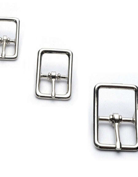 Centre Bar Nickel Strap Buckles from Identity Leathercraft