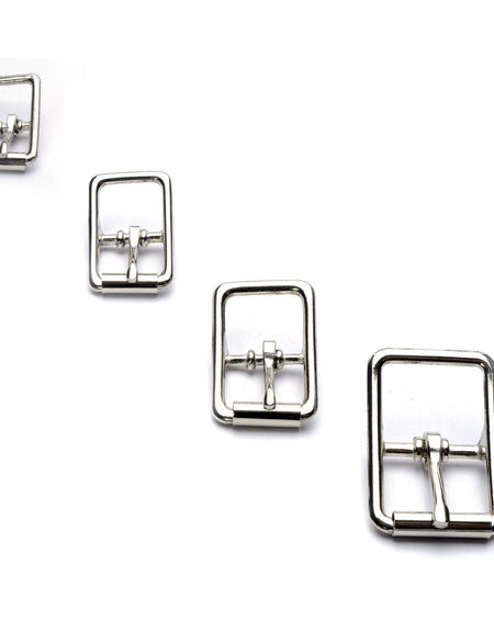 Centre Bar Nickel Roller Buckles from Identity Leathercraft