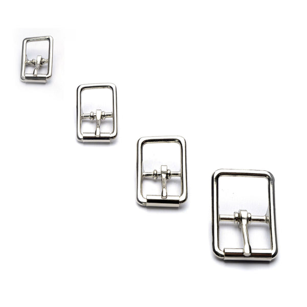 Centre Bar Nickel Roller Buckles from Identity Leathercraft