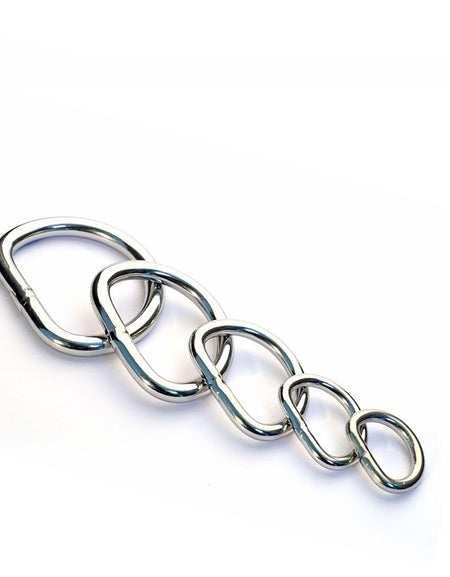 Solid Steel Dees from Identity Leathercraft