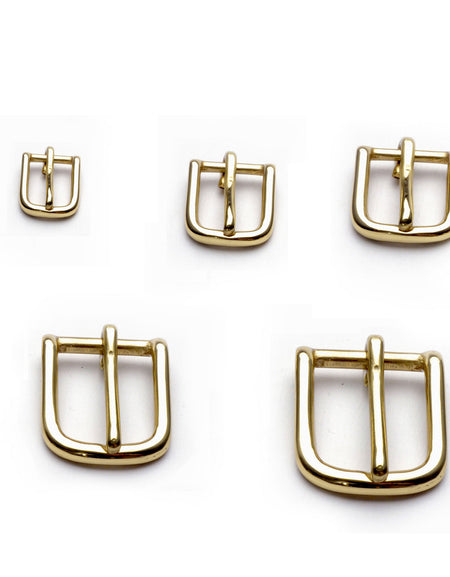 Strap Buckle Solid Brass from Identity Leathercraft