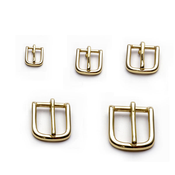 Strap Buckle Solid Brass from Identity Leathercraft